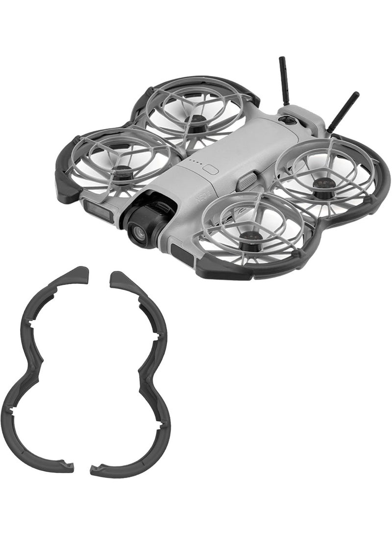 حلقة واقية مناسبة لـ DJI NEO 2 غطاء حامي مضاد للاصطدام حارس مضاد للطائرات بدون طيار حالة واقية NEO2 اكسسوارات الطائرات بدون طيار (رمادي) - Image 1